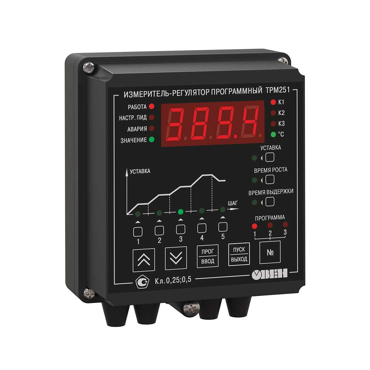 ТРМ251 ПИД-регулятор с пошаговыми программами и RS-485
